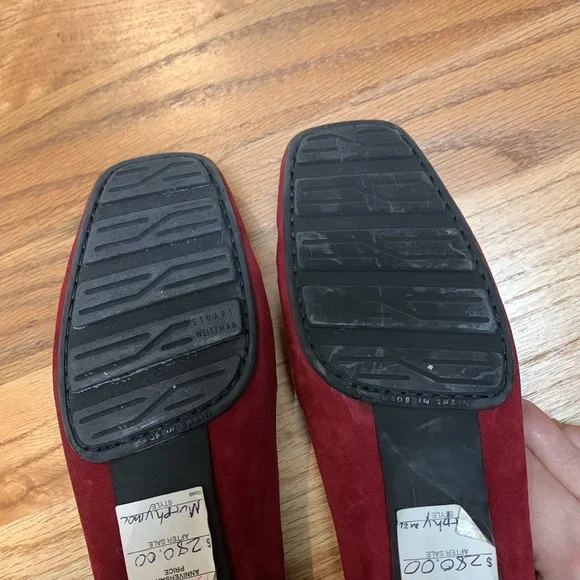 Stuart Weitzman red shoes - Picture 2 of 4